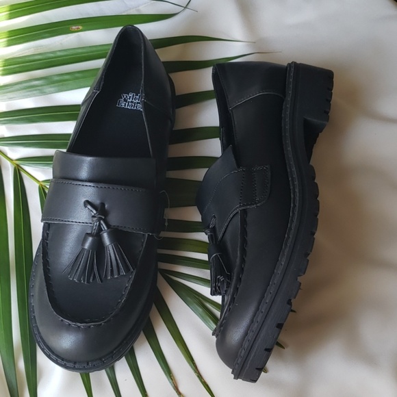 wild fable Shoes - Women's Tassel Loafers - Wild Fable™ Black